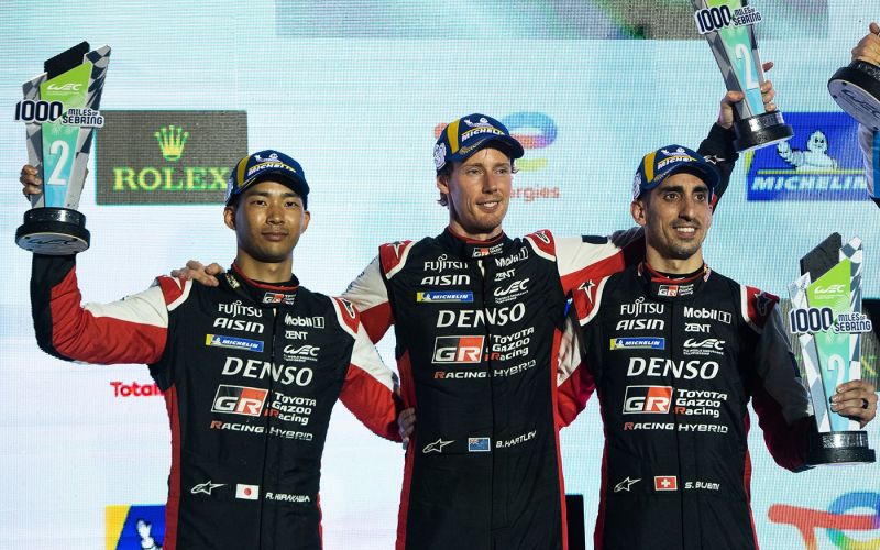 Podium at Sebring for Sebastien Buemi and TOYOTA GAZOO Racing