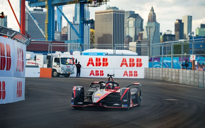 Nissan e.dams take double top 10 finish at Formula E New York City race