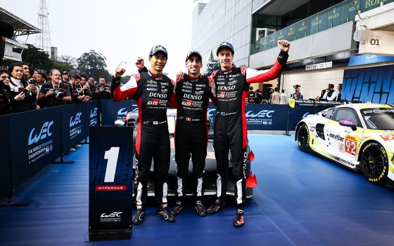 Victoire Pour Sébasiten Buemi et TOYOTA GAZOO Racing au Brésil